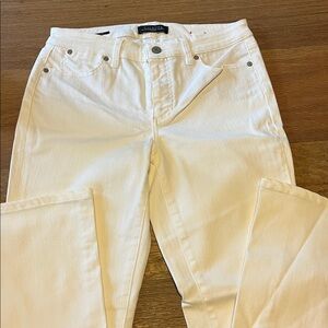 Talbots Ivory Five-Pocket Jeans